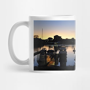 Dusk and the Boats Mug